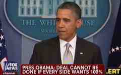Fiscal Cliff Deal on Obama Claims Gop Opposition To Fiscal Cliff Deal Is Personal     They